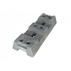 BAUZAUNWELT 10,5 kg, 15dílná sada Business žárově zinkovaná 2,20 x 2,00 m včetně 16 kg PE podstavce