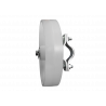 Construction fence wheel/roller - for all common types of mobile fences