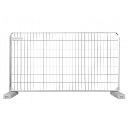 BAUZAUNWELT 15,5 kg 3,5 x 2,0 m Mobilzaun Round Top - Rundrahmen - extra stabil