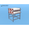 Warning beacon transport and storage rack