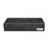 Construction fence base 24 kg PVC - 6 holes - 1 square slot