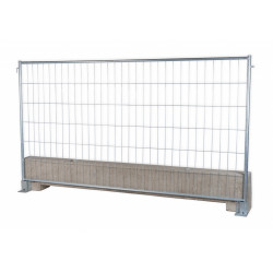 Mobile concrete barrier 900 kg for traffic safety