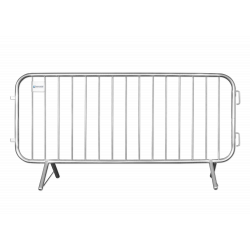 Set of 5 Crowd Control Barriers - 2,3 m - Economy 10 kg - galvanized
