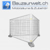 BAUZAUNWELT Dreieck - Set für Bannerwerbung - 14 kg Bauzaun Eutop Exklusiv