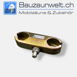 Bauzaun Sicherheitsschelle - zu verschrauben mit Spezialnuss