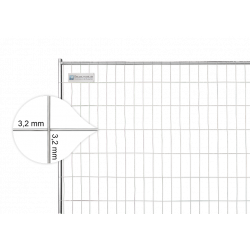 BAUZAUNWELT 14 kg stavební plot EUTOP Exclusive drát 3,2 x 3,2 mm