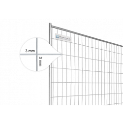 BAUZAUNWELT 15 kg 3,5 x 2,0 m Mobilzaun Profi Business Rohr in Rohr - extra stabil